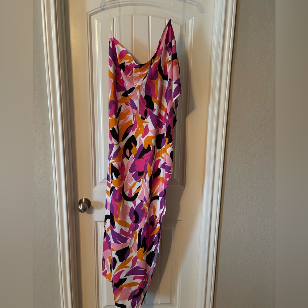 Jodifl floral one shoulder maxi